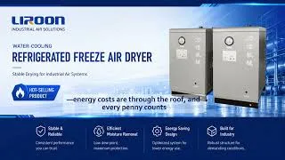 Thumbnail: Energy-Saving Water-Cooled Air Dryer  #WaterCooledDryer #RefrigeratedAirDryer #HangzhouLinuo