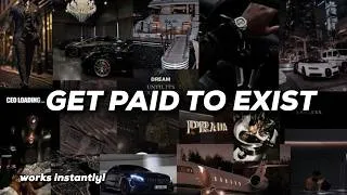 Thumbnail: Listen once & GET PAID TO EXIST 💰🔥  Manifestation Music w/ Money Affirmations