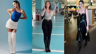 Thumbnail: These Long Leather Heels Boots Have a Look That Instantly Commands Attention-Wait Until You See Them