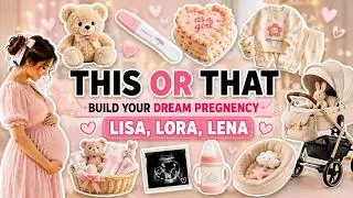 Thumbnail: Lisa Lora or Lena | Choose Your Pregnancy Vibe! ✨
