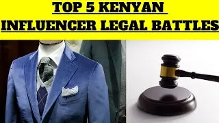 Thumbnail: TOP 5 INFLUENCER LEGAL BATTLES