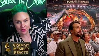 Thumbnail: Lin-Manuel Miranda Disney Legends Medley Is Pure Magic — Except One Section | Grammy Member Reacts