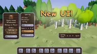Thumbnail: How I made UI for my indie game! - Village Builder Devlog #6