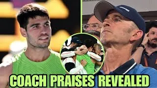 Thumbnail: Carlos Alcaraz hails Samuel Lopez as one of the best coaches’ after historic Australian Open success