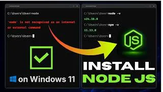 Thumbnail: How to Install Node.js & npm on Windows 11 WITHOUT Errors (2026)