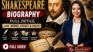 Thumbnail: Shakespeare's Bio & Work  | IGNOU MEG-01 / BEGC-101 | Full Explanation in Hindi