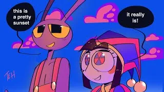 Thumbnail: Eavesdropping 🩷 Pomni X Jax 🩷 The Amazing Digital Circus Comic Dub 