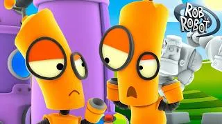 Thumbnail: Orbit Meets His Double! 🤖 | Rob The Robot | Preschool Learning