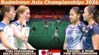 Thumbnail: FULL ACTION! Fukushima/Matsumoto face off against Rose/Setianingrum | QF of BAC2026