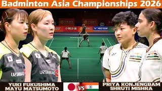 Thumbnail: INTENSE RALLIES! Fukushima/Matsumoto take on Indian pair "Konjengbam/Misra" | QF of BAC 2026