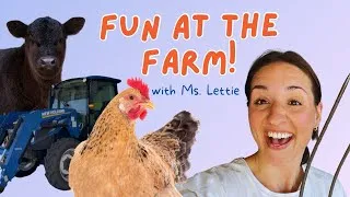 Thumbnail: Christian Toddler Learning at the Farm! Ms. Lettie and the Farm Animals!