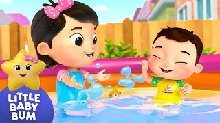 Thumbnail: Baby Max And Mia Splash Water And Play In The Pool! | LittleBabyBum Nursery Rhymes for babies