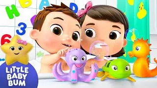 Thumbnail: Baby Max And Mia Play with Toys In The Bath! | LittleBabyBum Nursery Rhymes for babies