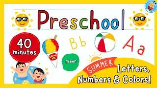 Thumbnail: 🌈🎵 Learn, Sing, and Explore!  40 Minutes of Preschool Fun Toddler English Kids Learning 🌊🎶