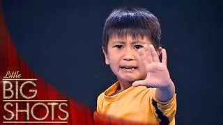 Thumbnail: This Young Bruce Lee Lookalike Has The Fastest Hands In The World | Little Big Shots
