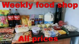 Thumbnail: Weekly food haul / £60 budget / prices included