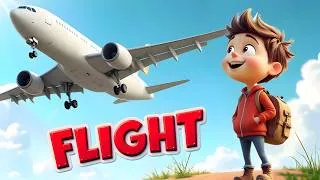 Thumbnail: Flight for Kids | How Birds and Airplanes Fly | Educational Video