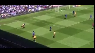 Thumbnail: A Reading player takes a throw in from the shadow of the stand instead of the touch line