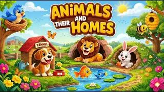 Thumbnail: Explore Animal Homes | Fun Preschool Learning in English | Little Ducklings Academy