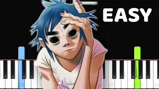 Thumbnail: Gorillaz - Feel Good Inc - EASY Piano tutorial