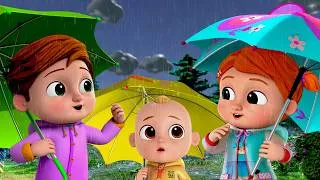 Thumbnail: 🌧️Rain Rain Go Away & Johny Johny | Nursery Rhymes & Newborn Baby Songs