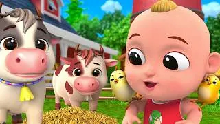 Thumbnail: Old MacDonald Farm + Baby Shark 🦈 | Nursery Rhymes & Kids Songs