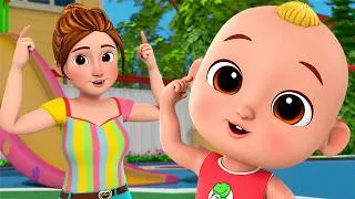 Thumbnail: Head Shoulders Knees & Toes + Old MacDonald | Learning Songs for Kids & Nursery Rhymes