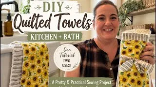Thumbnail: Sew the Cutest Quilted Washcloth You’ll Ever Own! | Easy DIY Tutorial