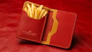 Thumbnail: Making a Ketchup & Mustard inspired Leather Wallet.