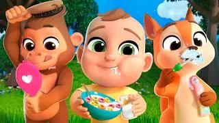 Thumbnail: Morning Routine Song | Nursery Rhymes by Little LaLa's