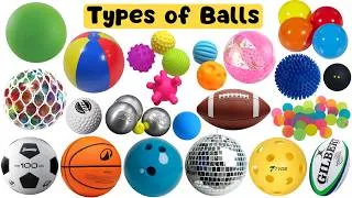Thumbnail: Sports Ball Names for Kids | Learn 35 Different Balls for Toddlers, Preschool, Kindergarten