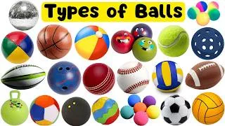 Thumbnail: Learn Different Types of Sports Balls for Kids | Ball Names for Toddlers | Preschool, Kindergarten