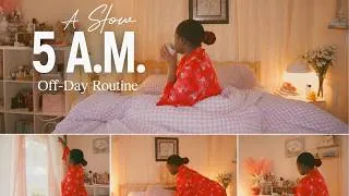Thumbnail: Off-day routine. Forcing myself to slow down and enjoy my off day