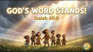 Thumbnail: Your Word Will Stand (Isaiah 40:8) | Christian Kids Song & Bible Verse
