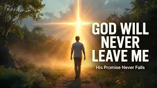 Thumbnail: God Will Never Leave Me 🙏 | Trust God’s Promise When Life Feels Hard