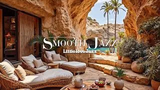 Thumbnail: Peaceful Smooth Jazz for Reading, Study, Work & Relaxation 🌴 Cozy Cave Retreat with Coffee & Jazz ☕