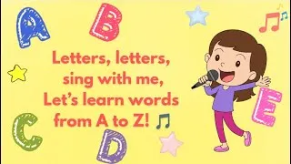 Thumbnail: Letters and Words Song | Fun A to Z Learning for Kids | Little Lyric