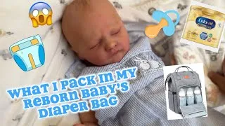 Thumbnail: Help me pack reborn baby Owen’s Diaper Bag 😱⁉️how is he not real😳 #reborn #doll #newborn #reborndoll