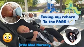 Thumbnail: Taking Reborn Baby ￼Shawn To the Park🍼 🥹(OUTING) | Little Mad Nursery | #reborns #reborndolls