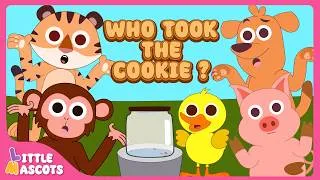 Thumbnail: Who Took The Cookie? 🍪 | Animal Version | Kids Songs | Little Mascots