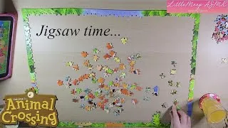Thumbnail: Animal Crossing New Horizons 1000 piece jigsaw ASMR pt 2 | Whispered, crunchy snacks, mildly chaotic