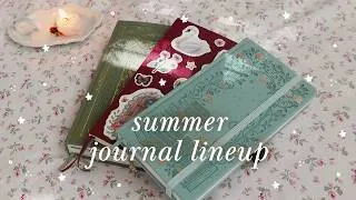 Thumbnail: my updated journal lineup for summer 🍵