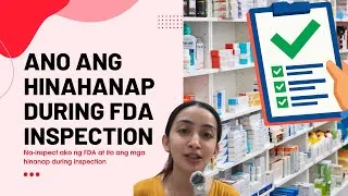 Thumbnail: NA-INSPECT AKO NG FDA AT ITO ANG MGA HINANAP DURING INSPECTION | BOTIKA VLOGS
