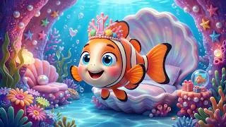 Thumbnail: Underwater Birthday Party for Baby Fish Surprise 🦈🎂 Ocean Friends Nursery Rhymes & Toddler Counting