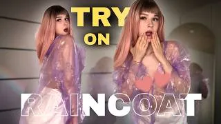 Thumbnail: [4K USA] Blush Pastel Pink Sheer Raincoat 🌸 Seductive vs Romantic | Raincoat Haul