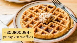 Thumbnail: Pumpkin Sourdough Waffles with Little Spoon Farm