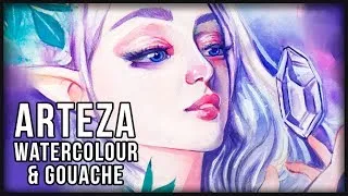 Thumbnail: First Impressions Arteza Watercolour & Gouache