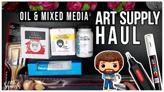 Thumbnail: 🎨 ART SUPPLY HAUL / Oil and Mixed Media 🎨 First Impressions