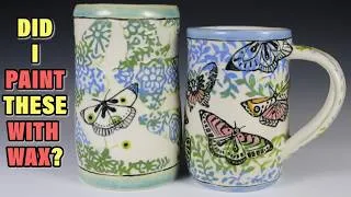 Thumbnail: Painting and Drawing With Wax on Pottery - CAN IT BE DONE?