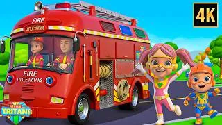 Thumbnail: Wheels on the Fire Truck | Nursery Rhymes and Baby Songs